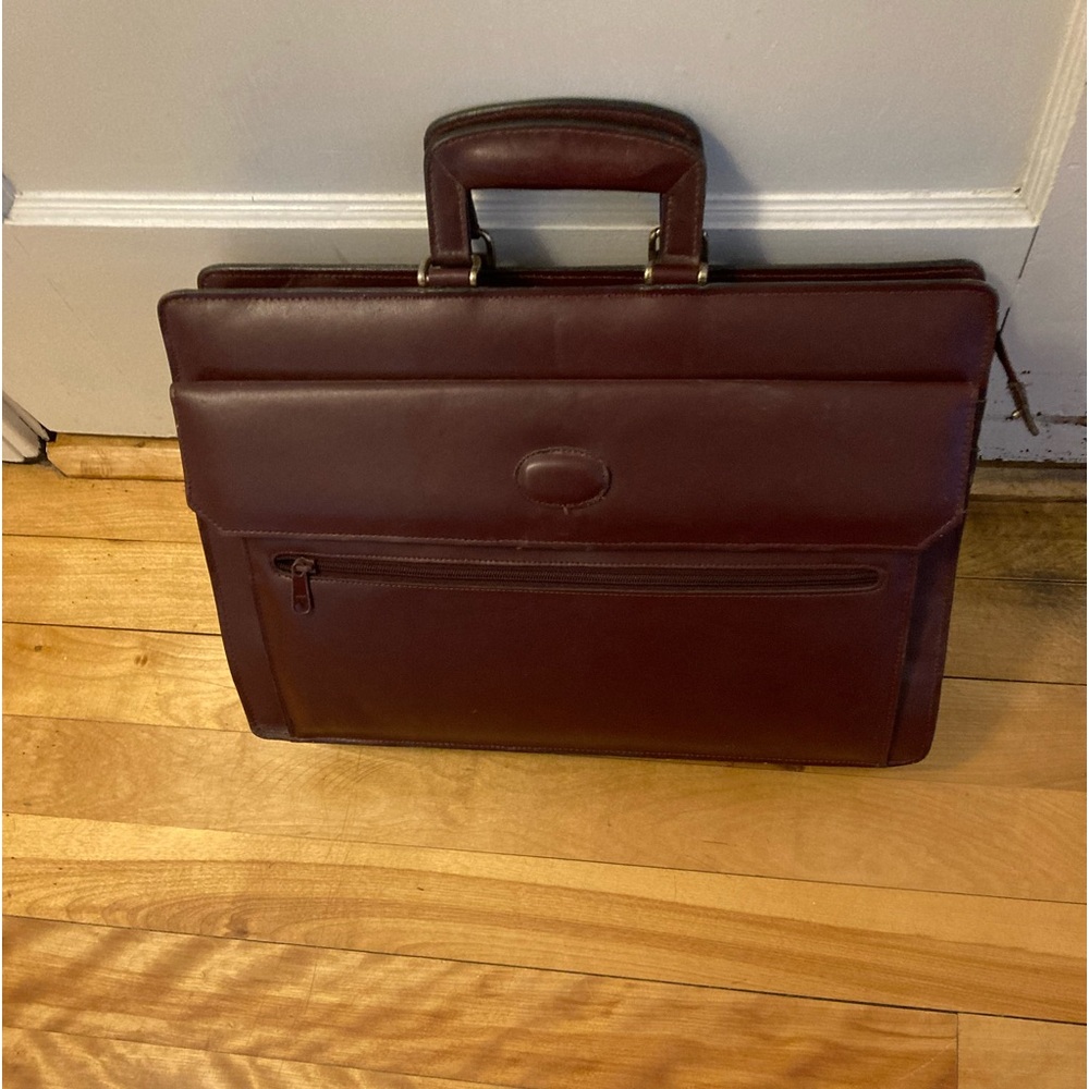 Womens style briefcase, some light scuffs.